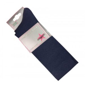 Magic Fit Over Knee Socks Navy (2 Pack)