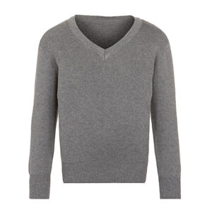 Magic Fit Grey V Neck Pullover
